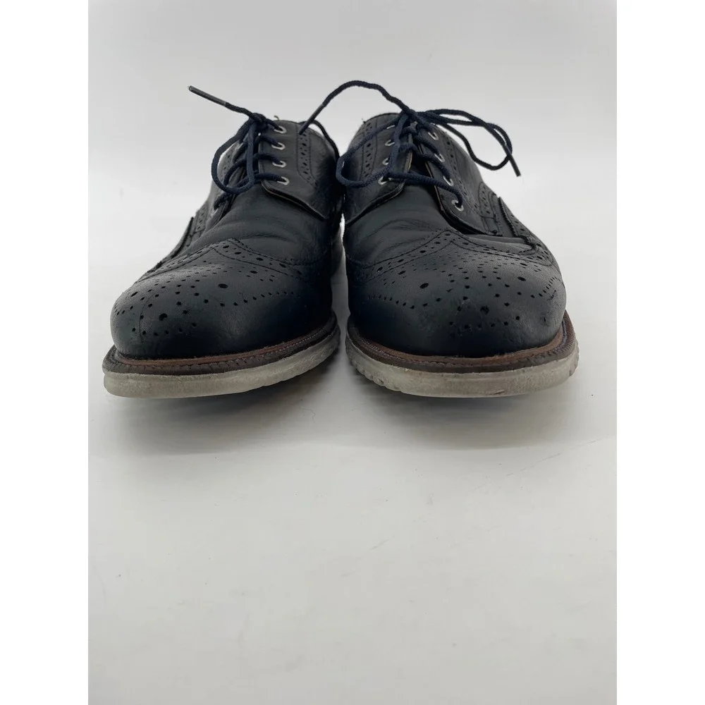 FootJoy‎ Wingtip Oxford Mens 10.5 Wide Black Pebbled Leather Brogue